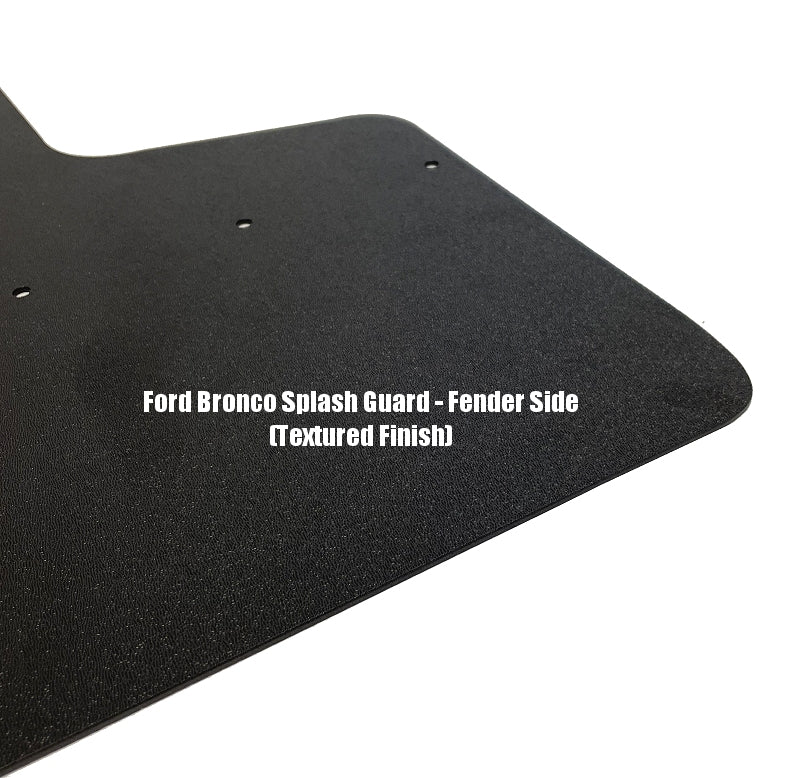 2021-2023 Ford Bronco Fast Release Heavy Duty Splash Mud Flaps Guards