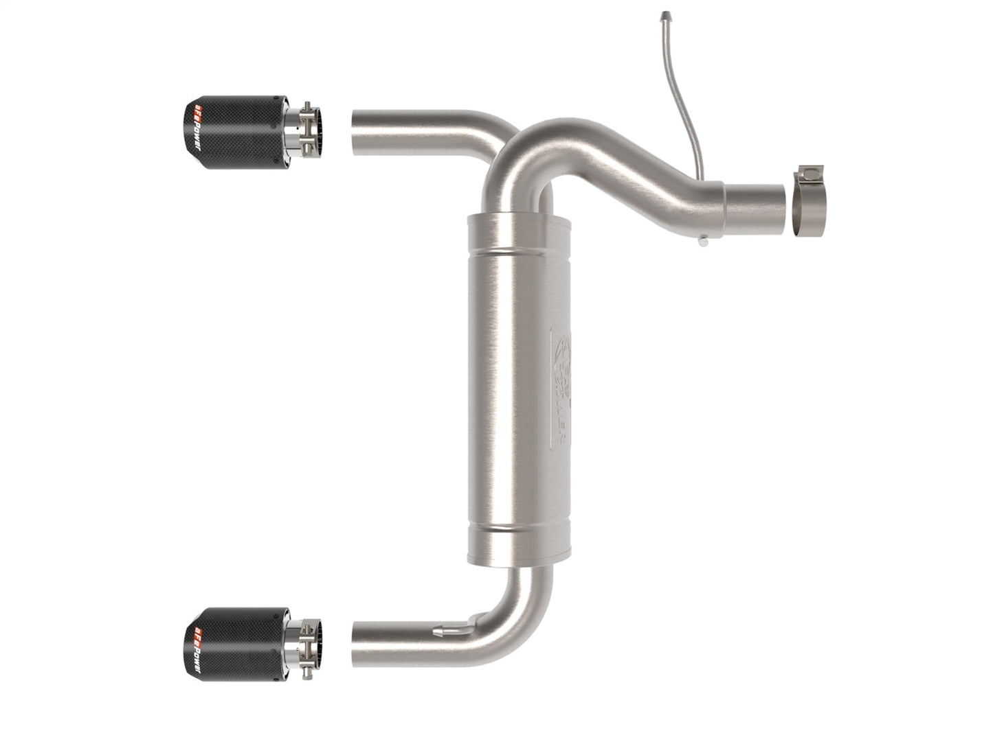 aFe Vulcan Series 3" to 2.5" Stainless Axle-Back Exhaust System w/ Carbon Tip for 2021-2023 Ford Bronco 49-33137-C