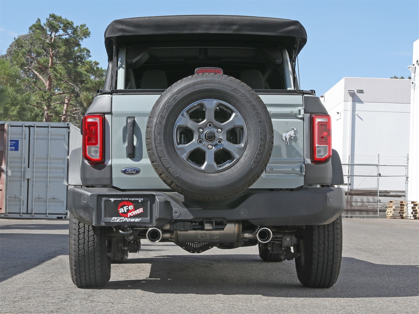 aFe Vulcan Series 3 IN to 2.5" Stainless Steel Axle-Back Exhaust System for 2021-2023 Bronco 49-33137-P