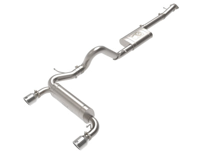 aFe Vulcan Series 3" to 2.5" Stainless Steel Cat-Back Exhaust System w/ Polished Tip 49-33138-P