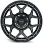 4PLAY Gen3 20x9 8x180mm Gloss Black w/ Brushed Face & Tinted Clear for Chevy