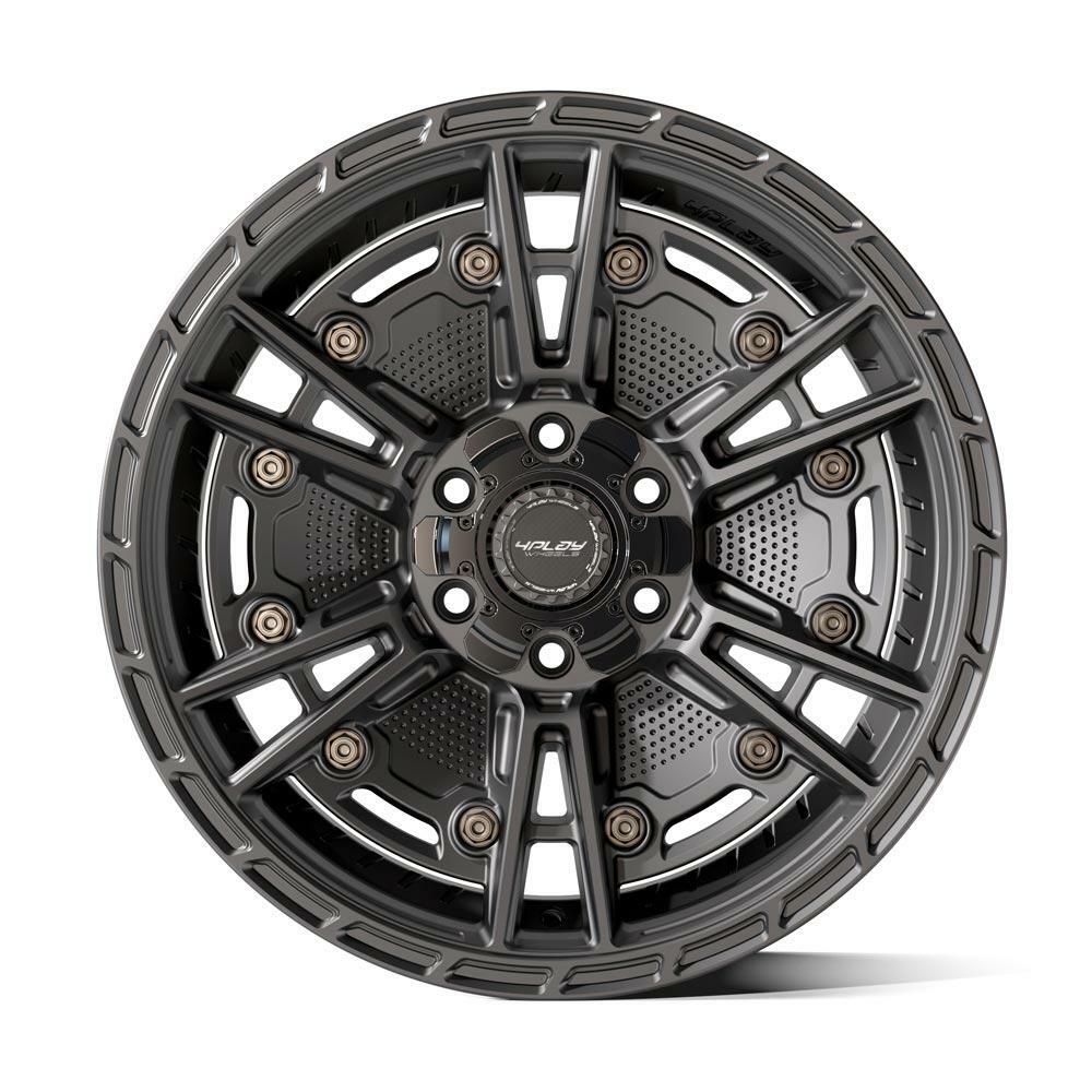 4PLAY Sport2.0 4PS01 17x9 -6et 5x5" & 5x5.5" Matte Black for 2021-2023 Ford Bronco