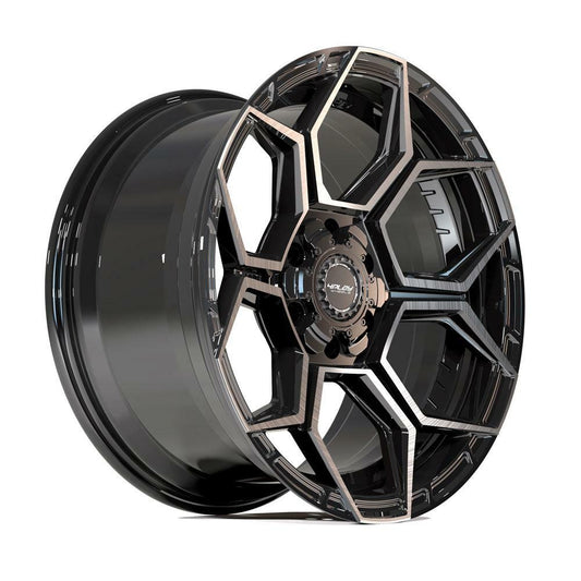 4PLAY Sport2.0 4PS26 22x10 0et 6x135mm & 6x5.5" Brushed Dark Charcoal for Jeep