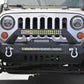 Jeep Jk Front Bumper W/Fog Lights Fs-17 07-18 Wrangler Jk Steel Mid Length