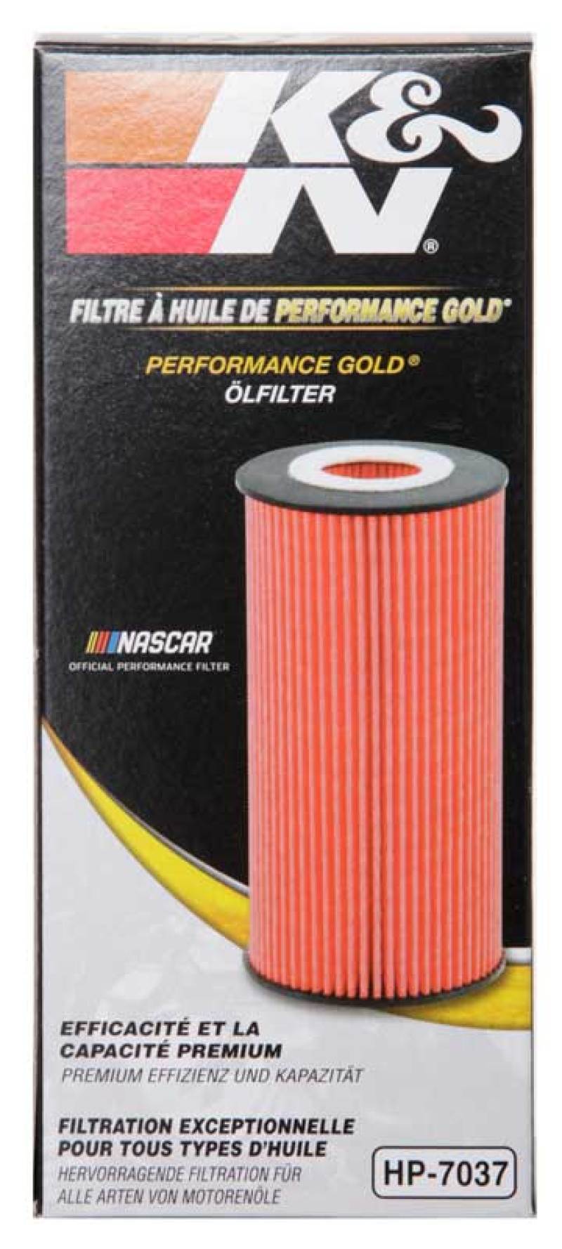 K&N Oil Filter For 2021-2023 Ford Bronco 2.7L V6 Gas HP-7037