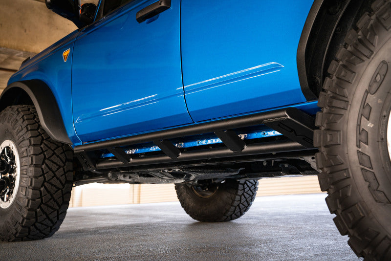 DV8 Offroad SRBR-01 Rock Sliders Fit 2021-2023 Ford Bronco 4-Door