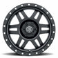 ICON 1417858357SB Fits 2021-2023 Ford Bronco Satin Black Six Speed 17x8.5 6x5.5 Wheel