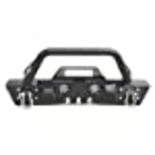 Jk Front Bumper W/Led Lights 07-18 Jk Steel Mid Length Stubby W/Winch Plate
