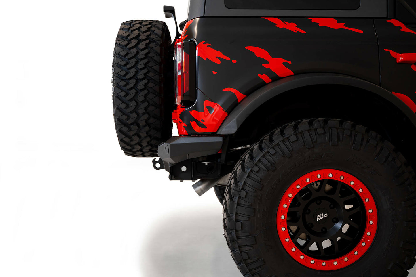 2021-2024 Ford Bronco Stealth Fighter Rear Bumper Addictive Desert Designs R230081370103