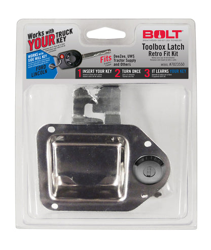 Bolt Lock 7023550 Toolbox Latch Retro-fit Kit Ford Side Cut Fits 2021-2023 Ford Bronco