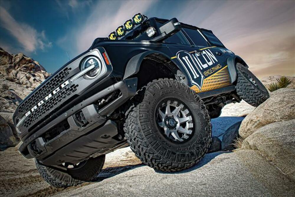 ICON K40014T 2-3" Lift Stage 4 Suspension System Tublar Fits 2021-2024 Ford Bronco Sasquatch