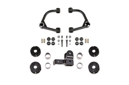 FabTech FTS22343 4″ Uniball Uca Lift Kit Front and Rear Shock Spacers Fits 2021 - 2023 Ford Bronco