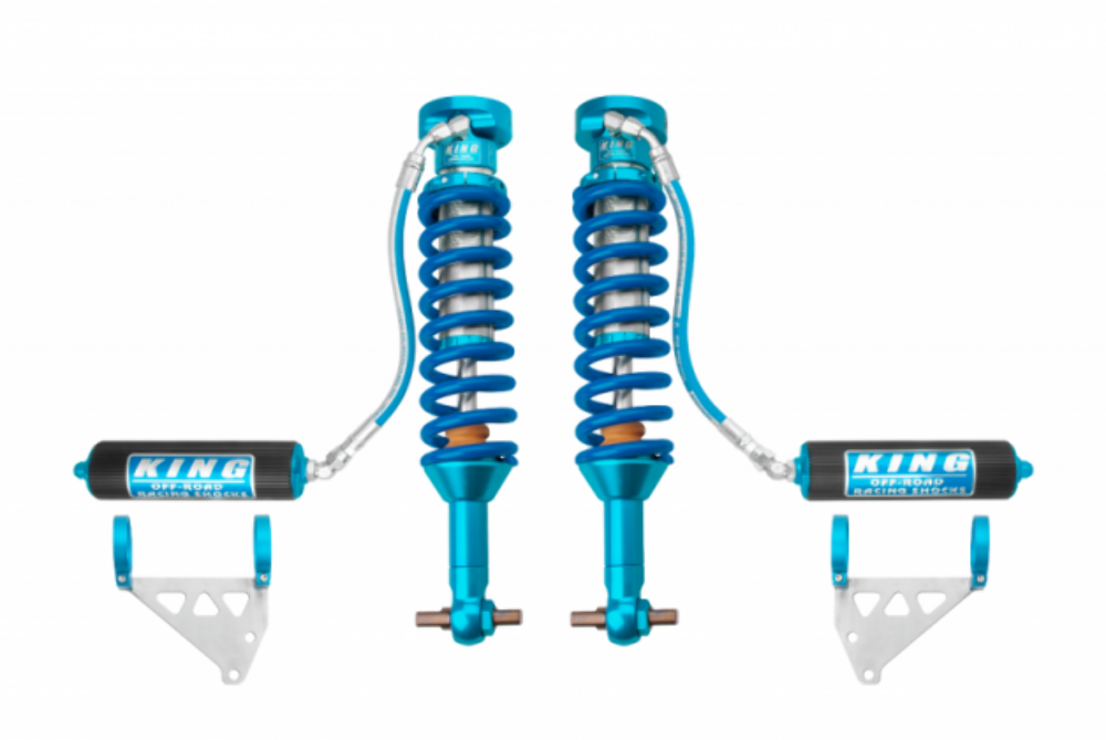 King Shocks 25001-392 Fits 2021-2023 Ford Bronco OEM Performance 2.5 Series Front Coilovers in a Remote Reservoir Configuration