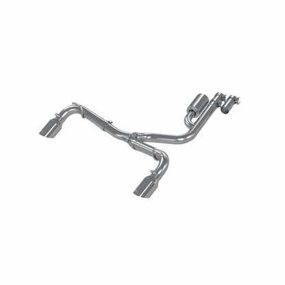 MBRP T409 2.5" Resonator-Back Dual Split Rear Exit Exhaust System Fits 2021-2021 Ford Bronco Sport S5207409