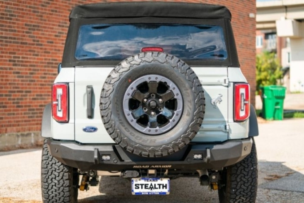 Road Armor 6213R3B Fits 2021-2023 Ford Bronco Stealth Slim Fit Rear Bumper