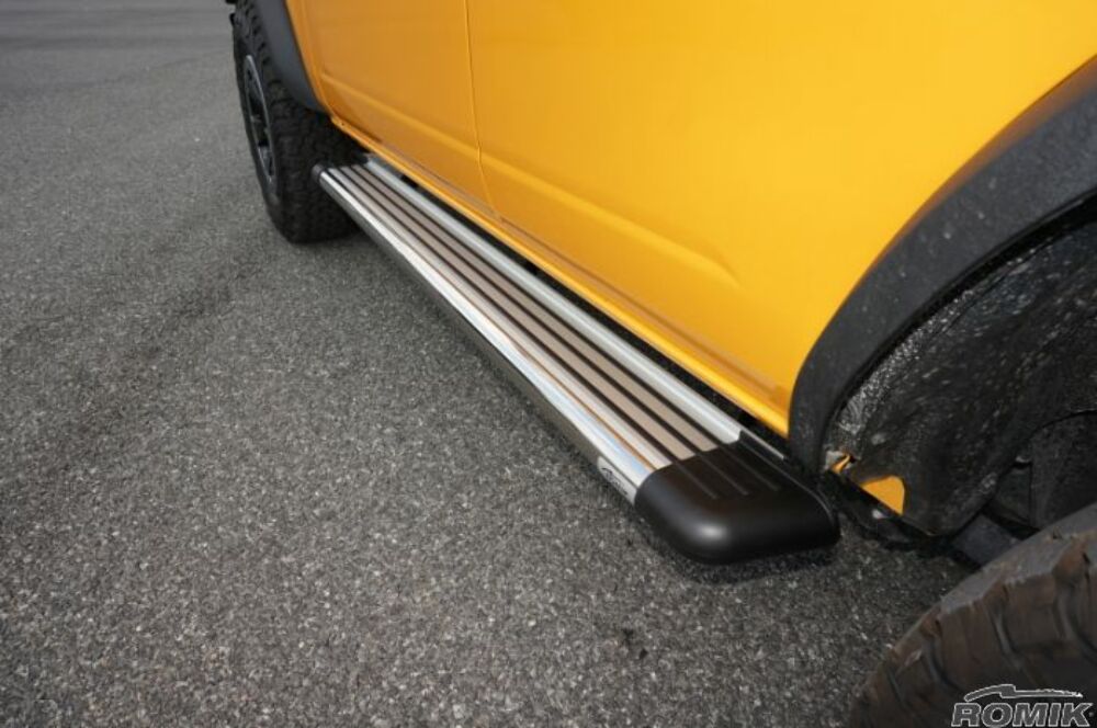 Romik® 6" RB2 Series Polished Running Boards For 2021-2023 Ford Bronco 22388418