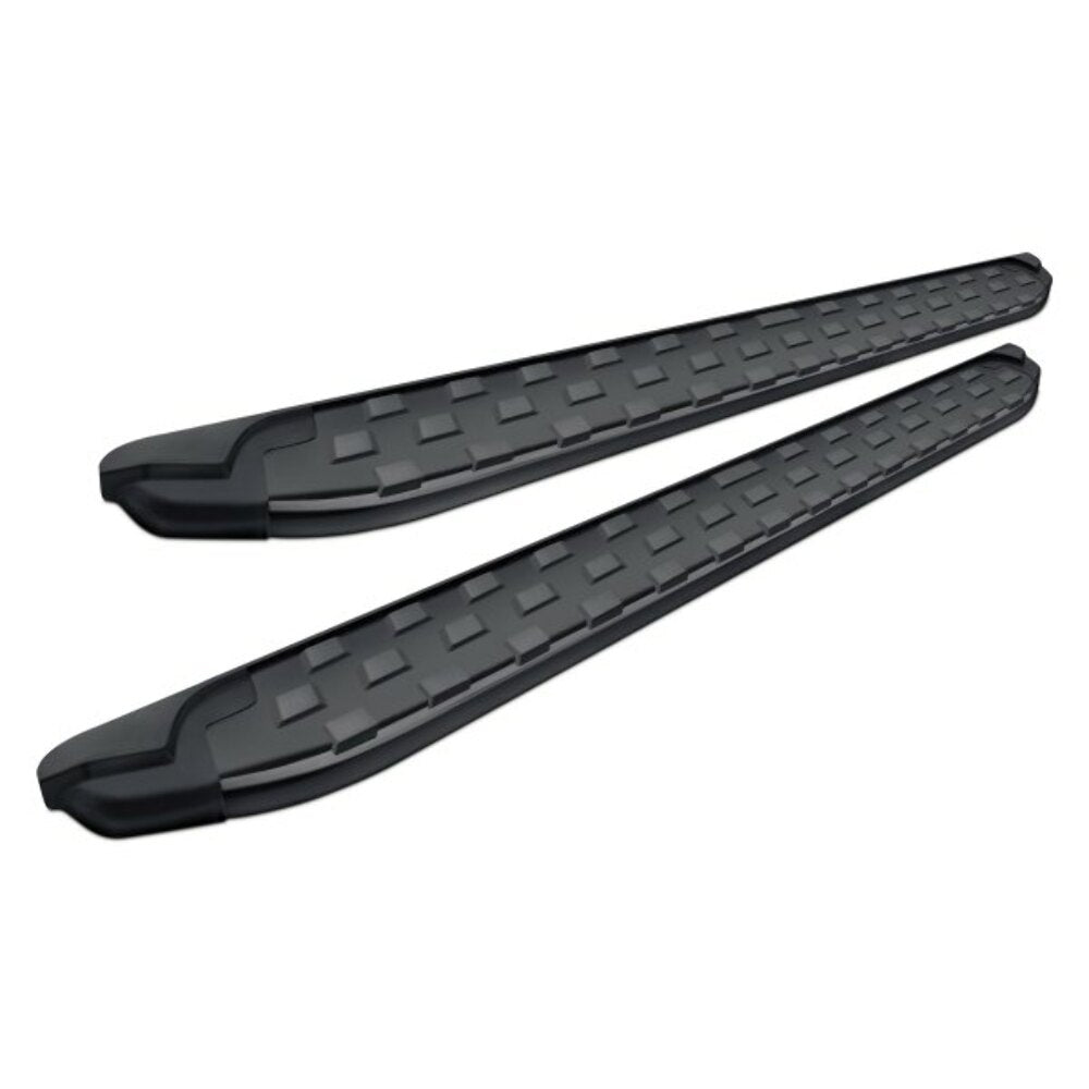 Romik® 5.5" REC Series Black Running Boards with Black Trim For 2021-2023 Ford Bronco 52388419