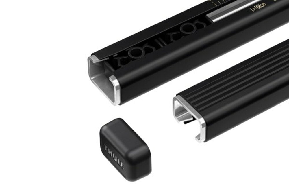 Thule SquareBar Evo 135 cm roof bar 2 pack black universal