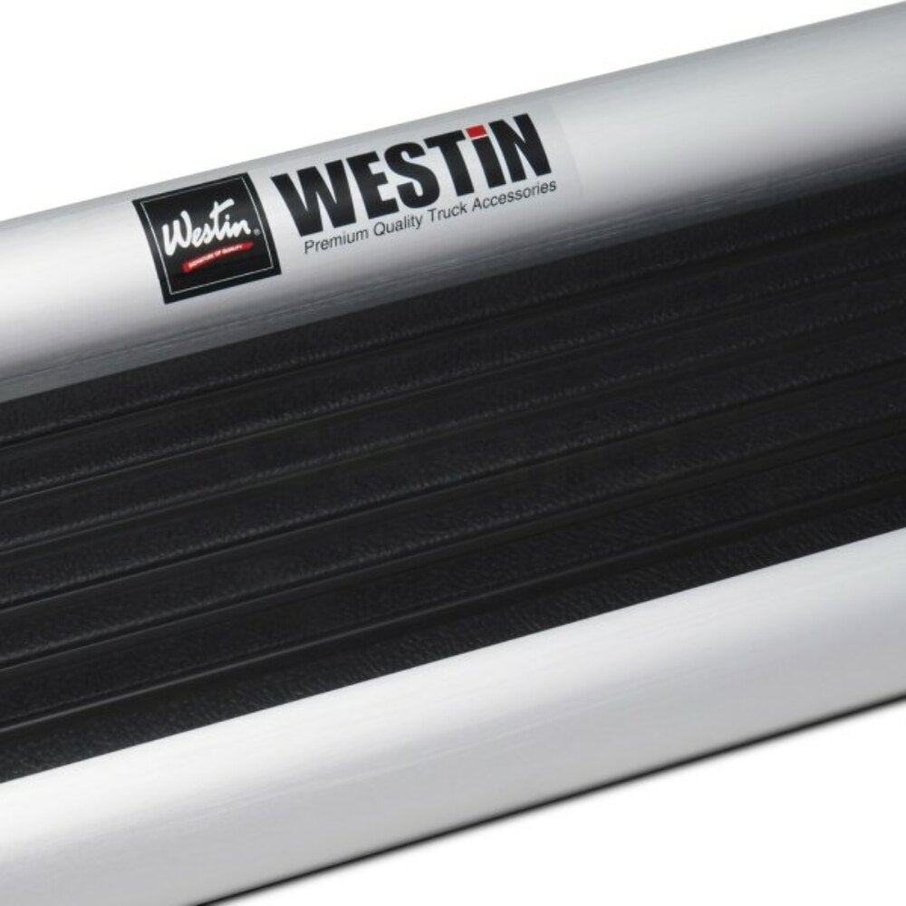 Westin 6" Sure-Grip Cab Length Black Running Boards with Brushed Trim For 2021-2023 Ford Bronco 4-Door 27-6100