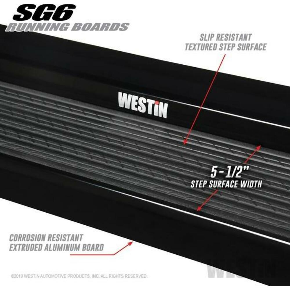 Westin SG6 Running Boards for 2021-2023 Ford Bronco 27-64720