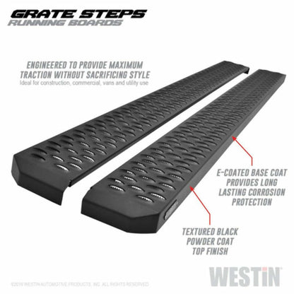 Westin GRATE Steps Running Boards for 2021-2023 Ford Bronco 27-74725