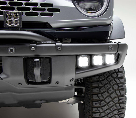 ZROADZ Front Bumper White Fog LED Pod Lights KIT - Includes (6) 3-Inch - For 2021-2023 Ford Bronco Z325401-KIT