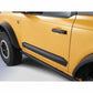 Bushwacker 14121 Fits 2021-2023 Ford Bronco Black Rocker Panel Trail Armor