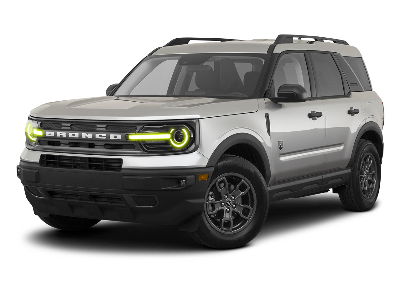 ORACLE Lighting 1454-333 Fits Ford Bronco Sport ColorSHIFT® RGB+W Headlight DRL + Halo Upgrade