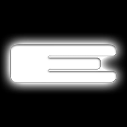 ORACLE Lighting 3140-E-001 Fits 2021-2023 Ford Bronco Universal Illuminated LED Letter Badges - Matte White Surface Finish - E