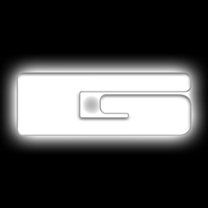 ORACLE Lighting 3140-G-001 Fits 2021-2023 Ford Bronco Universal Illuminated LED Letter Badges - Matte White Surface Finish - G