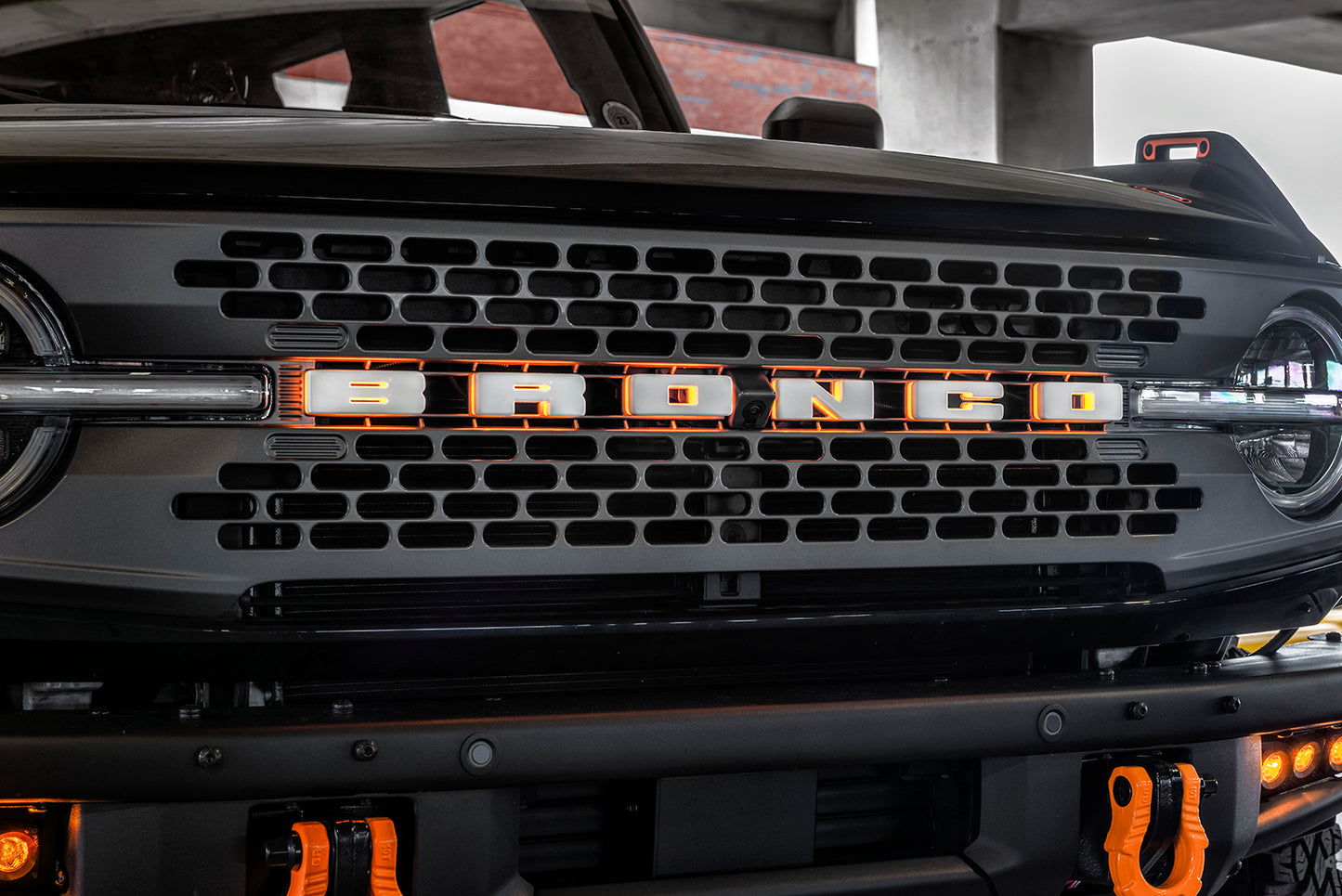 ORACLE Lighting 3140-G-005 Fits 2021-2023 Ford Bronco Universal Illuminated LED Letter Badges - Matte White Surface Finish - G