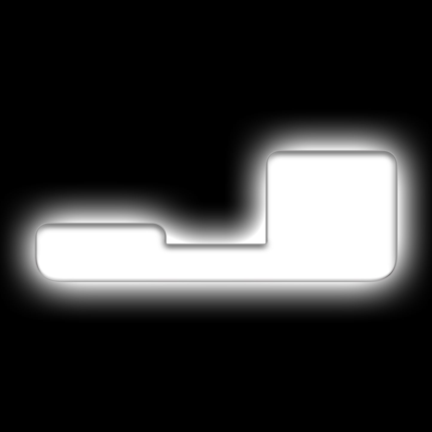ORACLE Lighting 3140-J-001 Fits 2021-2023 Ford Bronco Universal Illuminated LED Letter Badges - Matte White Surface Finish - J