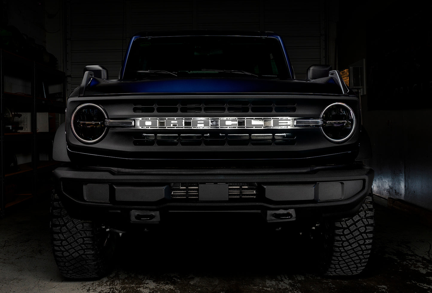 ORACLE Lighting 3140-R-001 Fits 2021-2023 Ford Bronco Universal Illuminated LED Letter Badges - Matte White Surface Finish - R