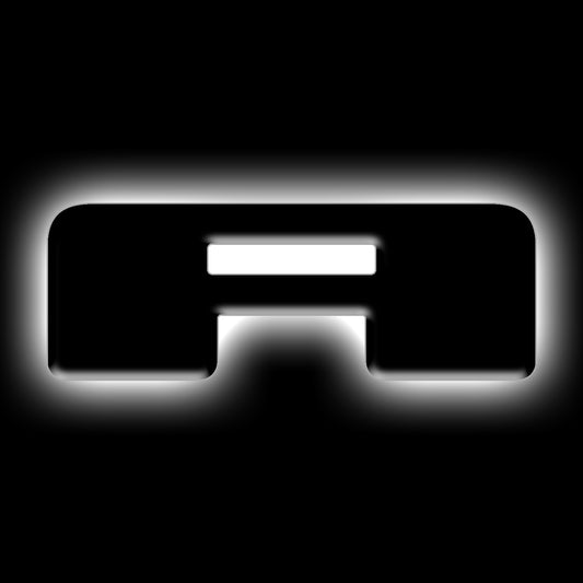 ORACLE Lighting 3141-A-001 Fits 2021-2023 Ford Bronco Universal Illuminated LED Letter Badges - Matte Black Surface Finish - A