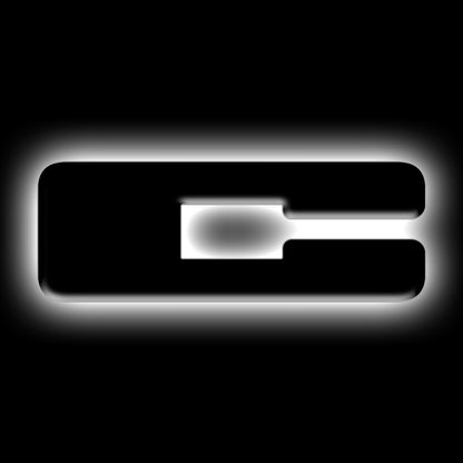 ORACLE Lighting 3141-C-001 Fits 2021-2023 Ford Bronco Universal Illuminated LED Letter Badges - Matte Black Surface Finish - C