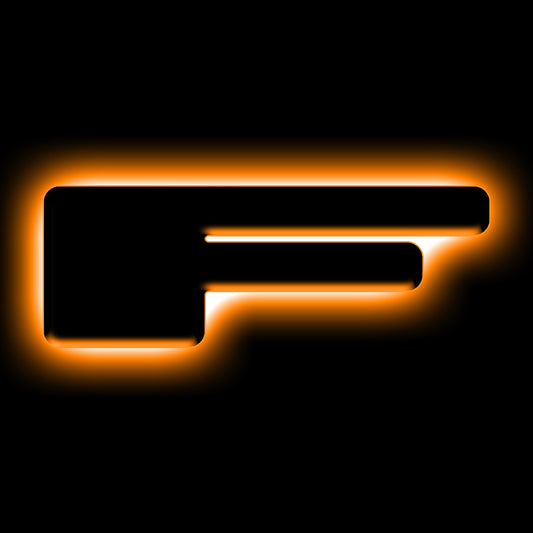 ORACLE Lighting 3141-F-005 Fits 2021-2023 Ford Bronco Universal Illuminated LED Letter Badges - Matte Black Surface Finish - F