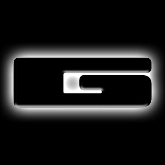 ORACLE Lighting 3141-G-001 Fits 2021-2023 Ford Bronco Universal Illuminated LED Letter Badges - Matte Black Surface Finish - G