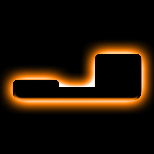 ORACLE Lighting 3141-J-005 Fits 2021-2023 Ford Bronco Universal Illuminated LED Letter Badges - Matte Black Surface Finish - J