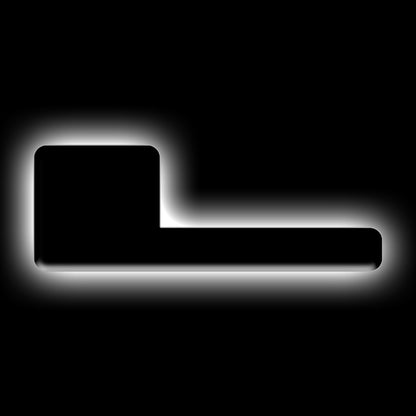 ORACLE Lighting 3141-L-001 Fits 2021-2023 Ford Bronco Universal Illuminated LED Letter Badges - Matte Black Surface Finish - L