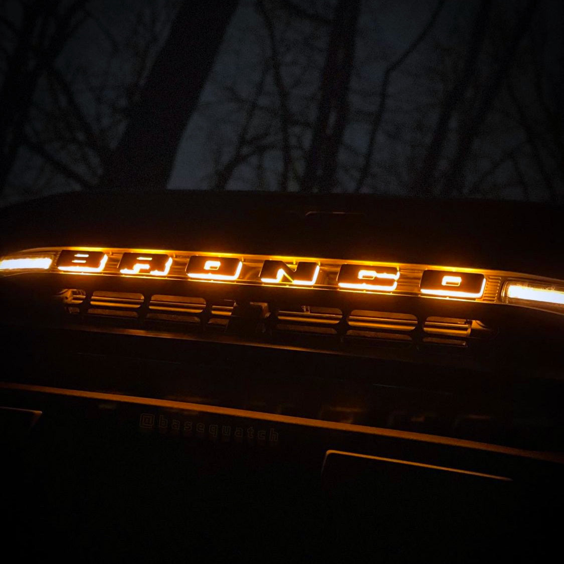 ORACLE Lighting 3141-L-005 Fits 2021-2023 Ford Bronco Universal Illuminated LED Letter Badges - Matte Black Surface Finish - L