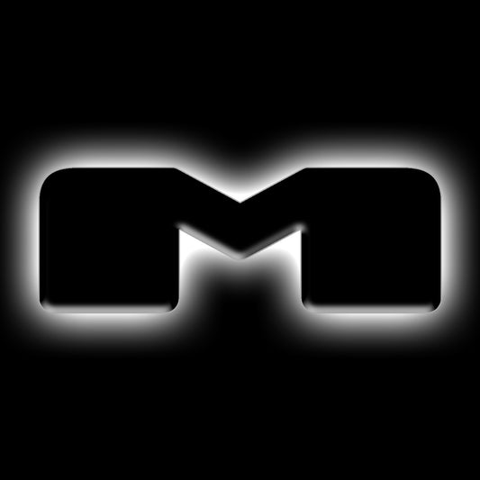 ORACLE Lighting 3141-M-001 Fits 2021-2023 Ford Bronco Universal Illuminated LED Letter Badges - Matte Black Surface Finish - M