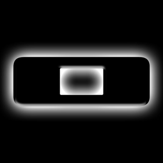 ORACLE Lighting 3141-O-001 Fits 2021-2023 Ford Bronco Universal Illuminated LED Letter Badges - Matte Black Surface Finish - O