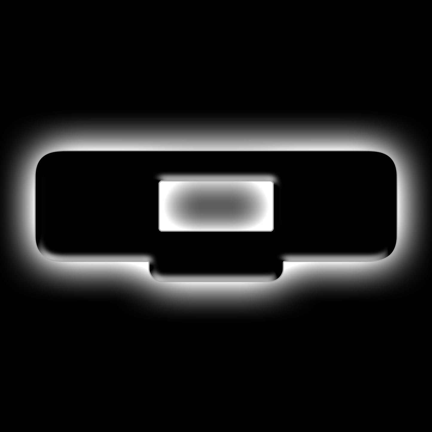 ORACLE Lighting 3141-Q-001 Fits 2021-2023 Ford Bronco Universal Illuminated LED Letter Badges - Matte Black Surface Finish - Q