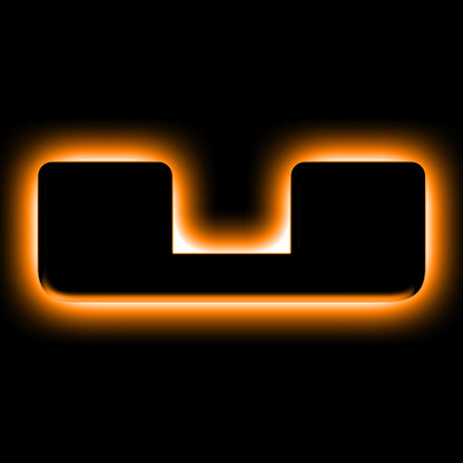 ORACLE Lighting 3141-U-005 Fits 2021-2023 Ford Bronco Universal Illuminated LED Letter Badges - Matte Black Surface Finish - U