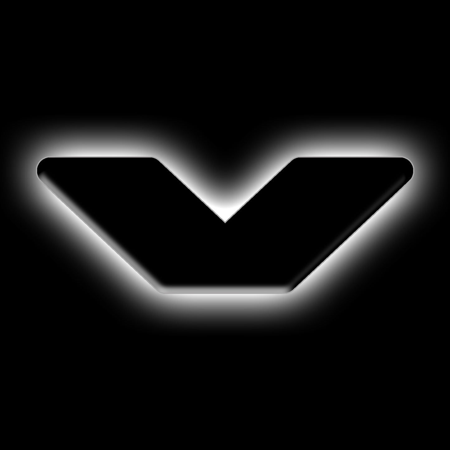 ORACLE Lighting 3141-V-001 Fits 2021-2023 Ford Bronco Universal Illuminated LED Letter Badges - Matte Black Surface Finish - V