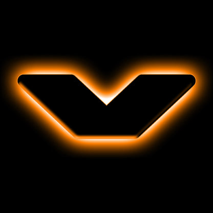 ORACLE Lighting 3141-V-005 Fits 2021-2023 Ford Bronco Universal Illuminated LED Letter Badges - Matte Black Surface Finish - V