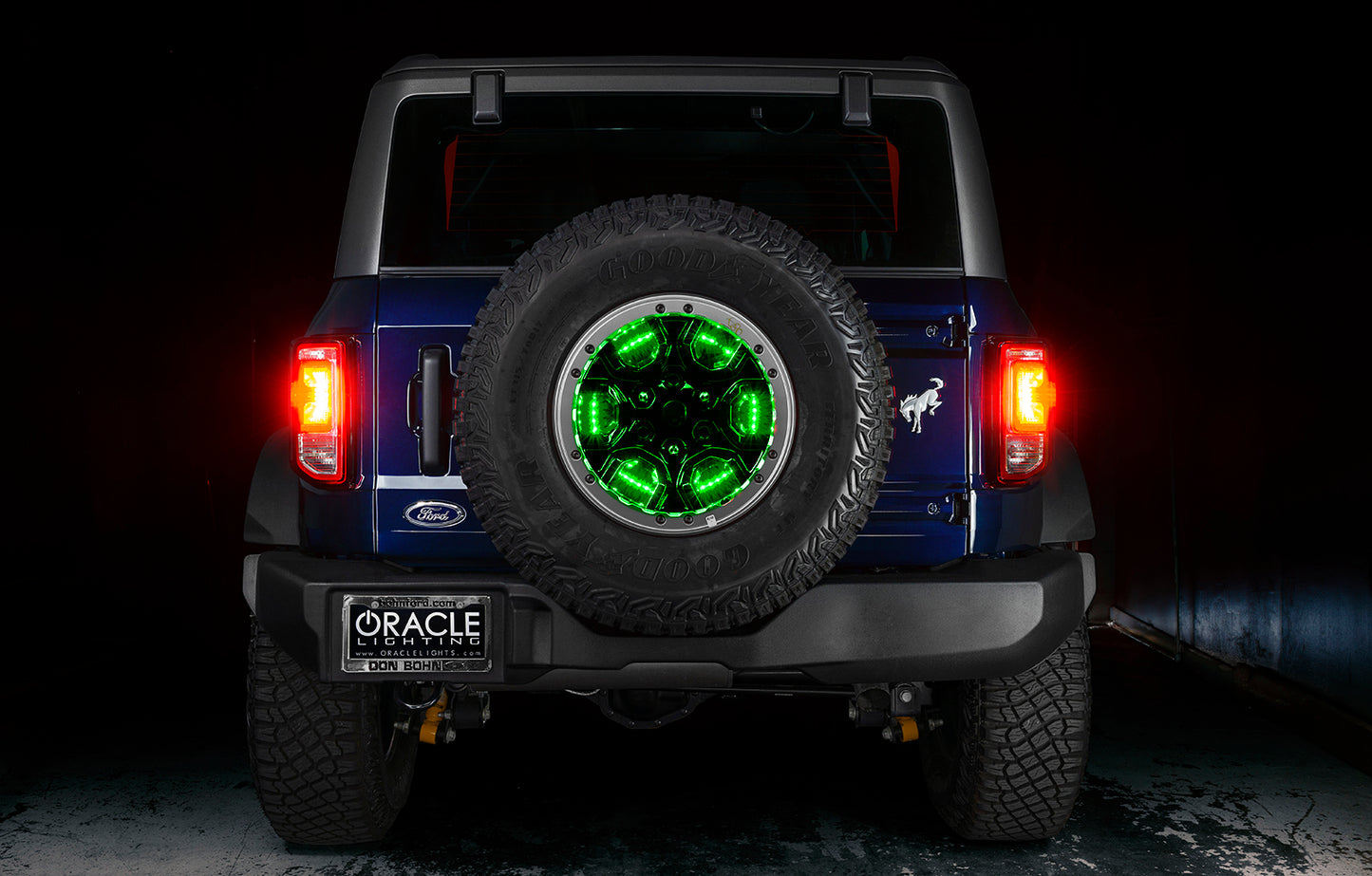 ORACLE Lighting 4211-334 Fits 2021-2023 Ford Bronco LED Illuminated Wheel Ring 3rd Brake Light