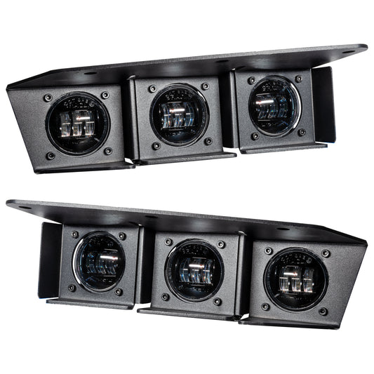 ORACLE Lighting 5890-001 Fits 2021-2023 Ford Bronco Triple LED Fog Light Kit for Steel Bumper