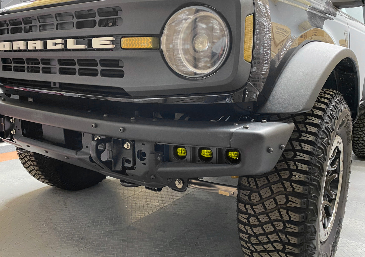 ORACLE Lighting 5890-006 Fits 2021-2023 Ford Bronco Triple LED Fog Light Kit for Steel Bumper