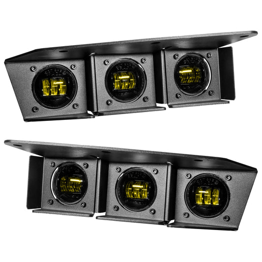 ORACLE Lighting 5890-006 Fits 2021-2023 Ford Bronco Triple LED Fog Light Kit for Steel Bumper